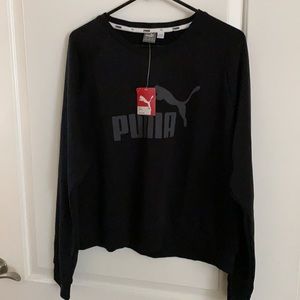 NWT Puma Black Women’s Logo Active Sweatshirt